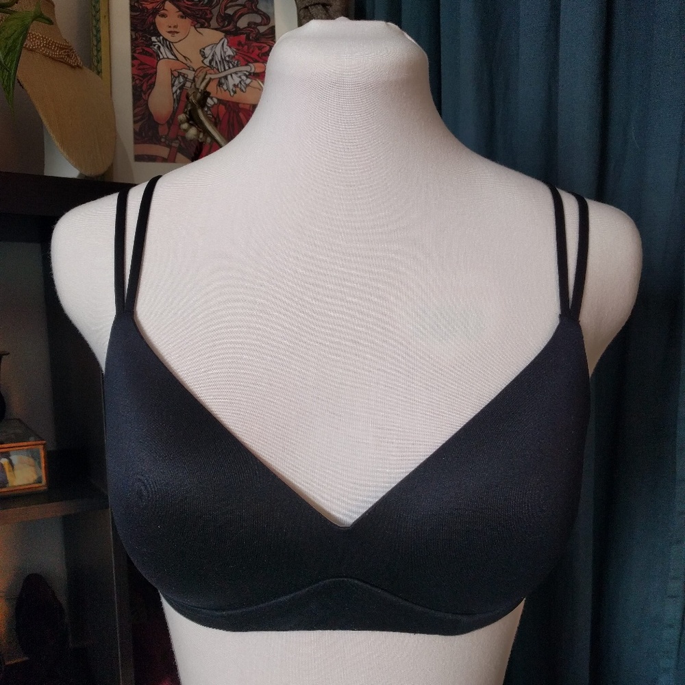 Aerie Real Sunnie Wireless Push Up Bra 32D